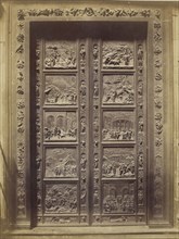 Baptistry of San Giovanni Doors; Fratelli Alinari, Italian, founded 1852, Florence, Italy; 1850s; Albumen silver print