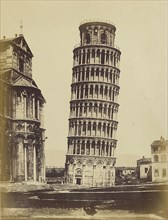 Leaning Tower of Pisa; Fratelli Alinari, Italian, founded 1852, Italy; 1850s; Albumen silver print