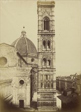 The Campanile, Florence Bell Tower; Fratelli Alinari, Italian, founded 1852, Florence, Italy; 1850s; Albumen silver print