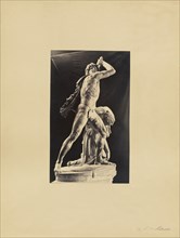 classical sculpture, man with slave; James Anderson, British, 1813 - 1877, Rome, Italy; about 1845 - 1855; Albumen silver print