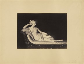 Venus by Canova; James Anderson, British, 1813 - 1877, Rome, Italy; about 1845 - 1855; Albumen silver print