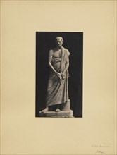Demosthenes, Braccia Nuovo, Vatican; James Anderson, British, 1813 - 1877, Rome, Italy; about 1845 - 1855; Albumen silver print