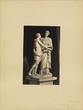 classical sculpture of woman and son; James Anderson, British, 1813 - 1877, Rome, Italy; about 1845 - 1855; Albumen silver