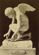 Cupid by Chaudet; Tommaso Cuccioni, Italian, 1790 - 1864, Paris, France; about 1852 - 1864; Albumen silver print