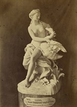 Leda and the Swan, by Thierry; Tommaso Cuccioni, Italian, 1790 - 1864, Paris, France; about 1852 - 1864; Albumen silver print
