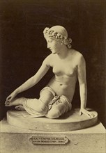 The Nymph Salmacis, by Bosio; Tommaso Cuccioni, Italian, 1790 - 1864, Paris, France; about 1852 - 1864; Albumen silver print