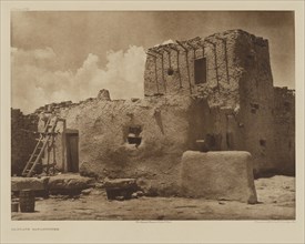 Paguate Watchtower; Edward S. Curtis, American, 1868 - 1952, 1925; Gravure; 29.1 x 39.6 cm 11 1,2 x 15 9,16 in