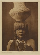 Girl and Jar - San Ildefonso; Edward S. Curtis, American, 1868 - 1952, 1905; Gravure; 39.4 x 29.4 cm 15 9,16 x 11 5,8 in