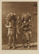 Tesuque Buffalo Dancers; Edward S. Curtis, American, 1868 - 1952, 1925; Gravure; 40.2 x 29.5 cm 15 13,16 x 11 5,8 in