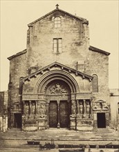 Church of Saint Trophime, Arles; Édouard Baldus, French, born Germany, 1813 - 1889, Arles, France; 1850s; Albumen silver print