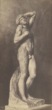Prisonnier, Slave, by Michelangelo; Édouard Baldus, French, born Germany, 1813 - 1889, 1854 - 1856; Salted paper print