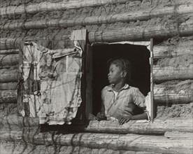 Gee's Bend, Alabama, Artelia Bendolph, Arthur Rothstein, American, 1915 - 1985, 1937; Gelatin silver print; 40 x 49.7 cm