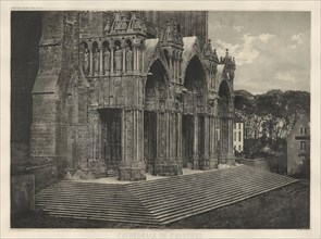 Cathédrale de Chartres. Portique du Midi; Charles Nègre, French, 1820 - 1880, negative 1855; print April 1982; Heliogravure
