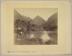 Tahiti. Rivière de Taubira, presquîle de Taïarapu, Charles Gustave Spitz, active Tahiti 1870s - 1880s, September 1888; Albumen
