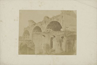 Basilica of Maxentius and Constantine; Italian; Rome, Italy, Europe; about 1850 - 1855; Salted paper print; 21 x 27.2 cm