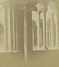 Columns; Italian; about 1850 - 1860; Salted paper print; 21 x 17.4 cm 8 1,4 x 6 7,8 in