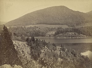 Hudson River Highlands from Polypells Is; John Coates Browne, American, 1838 - 1918, 1864 - 1865; Albumen silver print