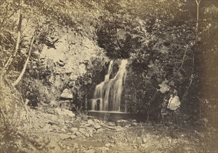 Melsingah Falls. Hudson River Highlands; John Coates Browne, American, 1838 - 1918, 1864 - 1865; Albumen silver print
