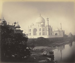 The Taj Mahal, Agra, India; John Edward Saché, Prussian or British, born Prussia, 1824 - 1882, about 1870; Albumen silver print