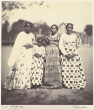 Women of Madagascar; Désiré Charnay, French, 1828 - 1915, Madagascar; 1863; Albumen silver print