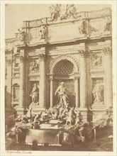Fontana di Trevi; Stefano Lecchi, Italian, 1805 - about 1859,1863, Rome, Italy; 1851; Salted paper print; 22.2 x 16.5 cm