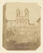 Chiesa Trinità dei Monti; Attributed to Giacomo Caneva, Italian, 1813 - 1865, Rome, Italy; about 1847 - 1864; Salted paper
