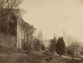 Lismore Castle; Francis Edmond Currey, British, 1814 - 1896, County Waterford, Ireland; about 1850s - 1860s; Albumen silver