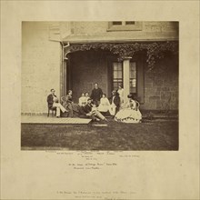 At the House at Cottage Farms; James Wallace Black, American, 1825 - 1896, Boston, Massachusetts, United States; 1866; Albumen