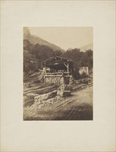 Wood Cabin; André Giroux, French, 1801 - 1879, France; about 1855; Salted paper print; 35.7 x 26.7 cm, 14 1,16 x 10 1,2 in