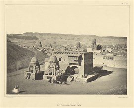 Le Djebbel-Mokatam; Henri Béchard, French, active Cairo, Egypt 1869 - 1880s, Paris, France; 1865 - 1885; Collotype; 27.9 x 38.1