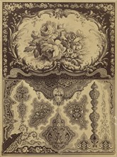 Decorative Pattern; E. Guichard, French, active 19th century, mid - late 19th century; Albumen silver print