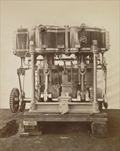 Machine Steam Engine; Thomas Annan, Scottish,1829 - 1887, about 1875; Albumen silver print