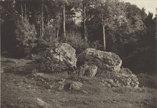 Landscape near Montmirail; Henri Le Secq, French, 1818 - 1882, Montmirail, Marne, France; negative about 1853; print about 1870
