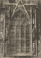 Chartres Cathedral; Henri Le Secq, French, 1818 - 1882, negative 1852; print 1870s; Photolithograph; 34.9 x 24.8 cm
