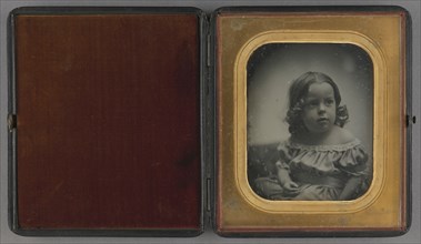 Portrait of a Young Girl; Southworth & Hawes, American, active 1844 - 1862, about 1852; Daguerreotype