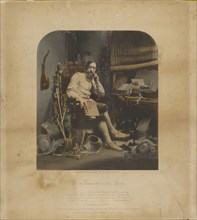 Don Quixote in His Study; William Lake Price, British, 1810 - 1896, London, England; negative 1856; print January 1857