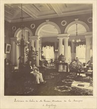 Interior of the Salon of Mr. Victor Kresser, Director of the Hong Kong Bank; John Thomson, Scottish, 1837 - 1921, China