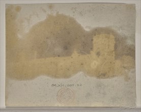 Lacock Abbey; William Henry Fox Talbot, English, 1800 - 1877, 1835–1839; Photogenic drawing negative; 7.5 × 9.4 cm