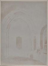 Copy of an engraving; William Henry Fox Talbot, English, 1800 - 1877, 1839; Photogenic drawing negative; 16 × 11.7 cm