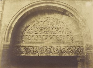 Bourges. Porte de l'Eglise de St Urbin; Pierre-Émile-Joseph Pécarrère, French, 1816 - 1904, Bourges, France; 1851; Salted paper