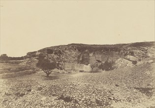 Jérusalem. Grotte de Jérémie; Auguste Salzmann, French, 1824 - 1872, Louis Désiré Blanquart-Evrard French, 1802 - 1872