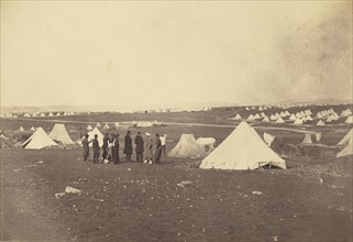 Gen. Bosquet Quarters looking towards Makenzie Farm; Roger Fenton, English, 1819 - 1869, 1855; published March 25, 1856