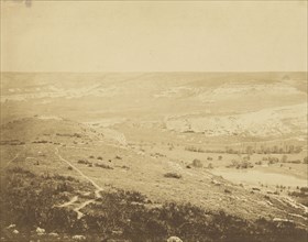 Valley of Inkermann II; Roger Fenton, English, 1819 - 1869, 1855; published February 29, 1856; Salted paper print; 20.5 × 26 cm