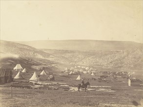 Calvary Camp, Balaklava looking towards the Plateau of Sebastopol; Roger Fenton, English, 1819 - 1869, 1855; published April 5