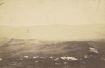 Plains of Balaklava IV; Roger Fenton, English, 1819 - 1869, 1855; published February 29, 1856; Salted paper print