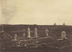 Cemetery, Cathcarts Hill; Roger Fenton, English, 1819 - 1869, 1855; published March 25, 1856; Salted paper print