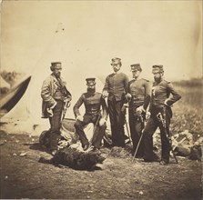 Group of the 57th Regiment; Roger Fenton, English, 1819 - 1869, 1855; published April 5, 1856; Salted paper print