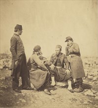 Zouaves & Soldiers of the Line; Roger Fenton, English, 1819 - 1869, 1855; published January 1, 1856; Salted paper print