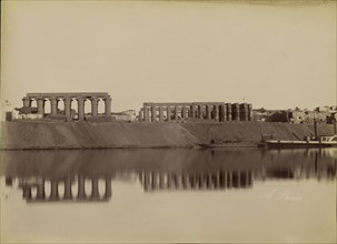General View of Luxor , Luxor, Generale Vue; Antonio Beato, English, born Italy, about 1835 - 1906, 1880 - 1891; Albumen silver