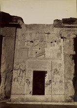 Abydos, Adoration of Amun , Abydos, Adoration a Ammon; Antonio Beato, English, born Italy, about 1835 - 1906, 1880 - 1889